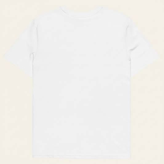 Performance Tee Black Logo – Back Grau