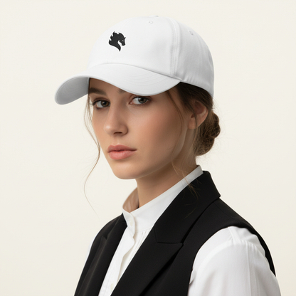 Bellmont Cap White – Reiter Nahaufnahme