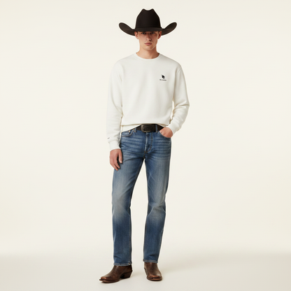 Bellmont Ivory Sweatshirt – Western Cowboy, Original Front
