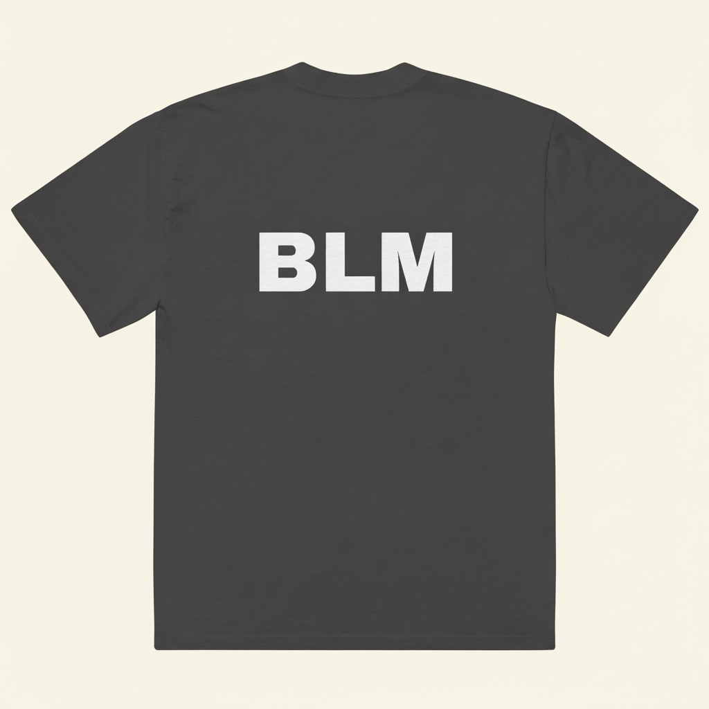 BLM Tee Back – ohne Hex-Code