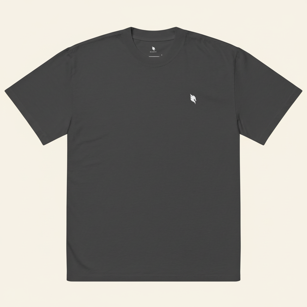 BLM Tee Front – Grau