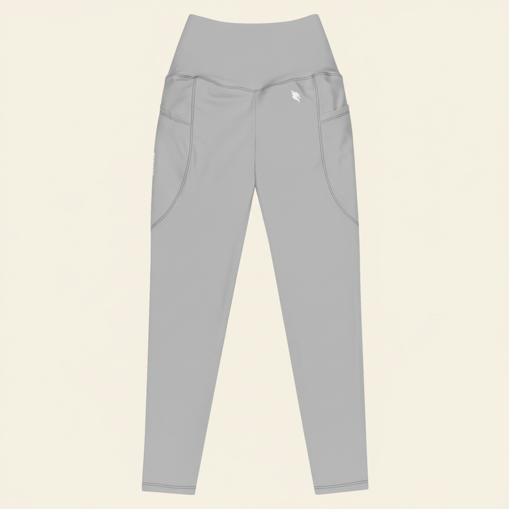 Grey Leggings F7F5F2 Background