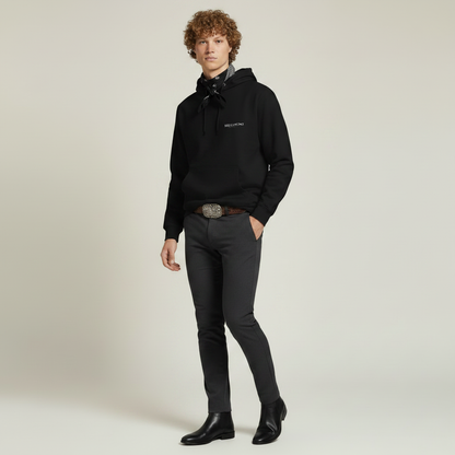 Hoodie Schwarz Western
