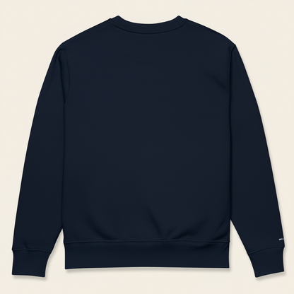 Noir Sweatshirt French Navy Back Grau