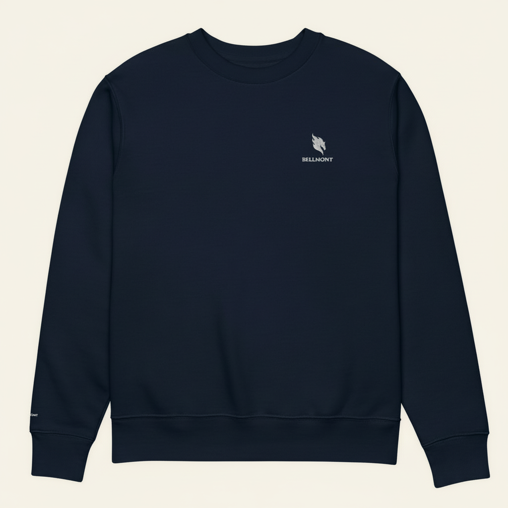 Noir Sweatshirt French Navy Front Grau