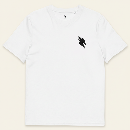 Performance Tee Black Logo – Front Grau