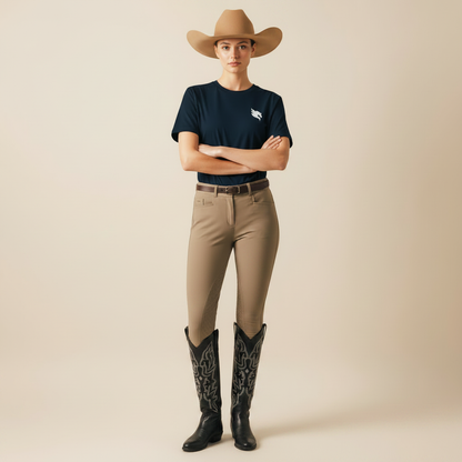 Performance Tee French Navy – Westernreiterin
