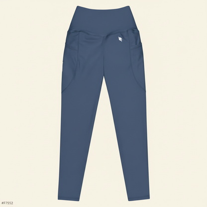 Riding Leggings Front – Grau