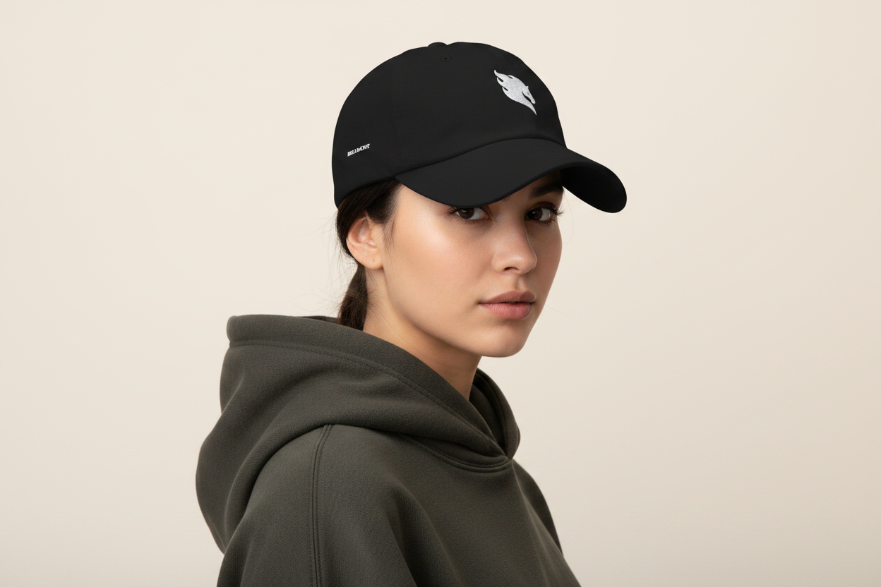 Schwarze Cap – Western Reiterin