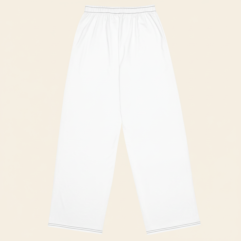 Wide Leg Jogger – Back Grau