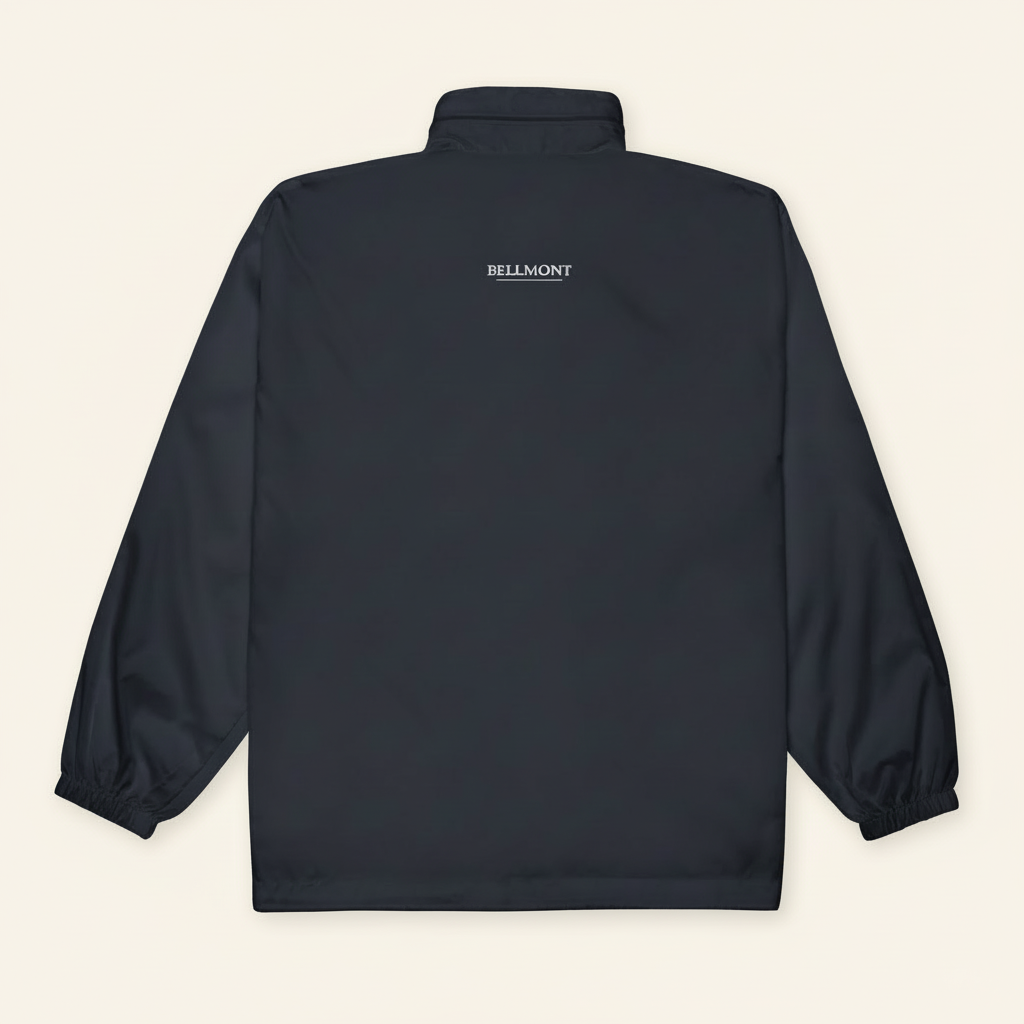 Windbreaker Navy Rückseite – #F7F5F2