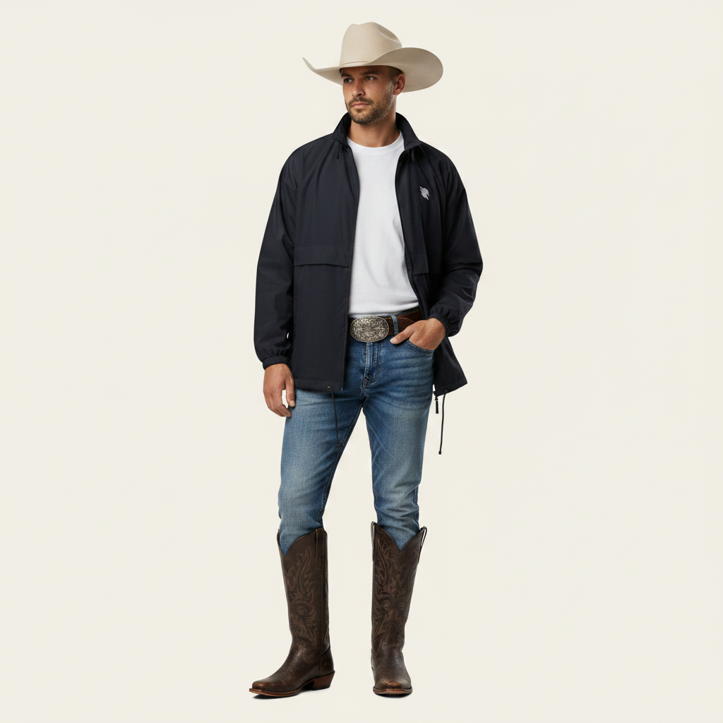Windbreaker Navy – Western Reiter