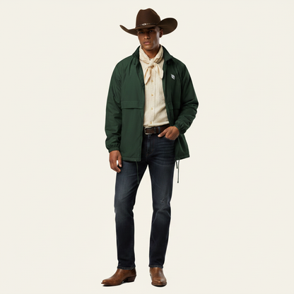 Windbreaker Waldgrün – Western Reiter